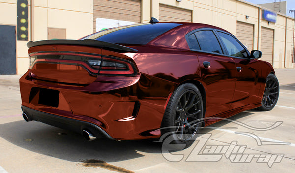 Supercast Burgundy Easy Stretch Chrome Vinyl Wrap