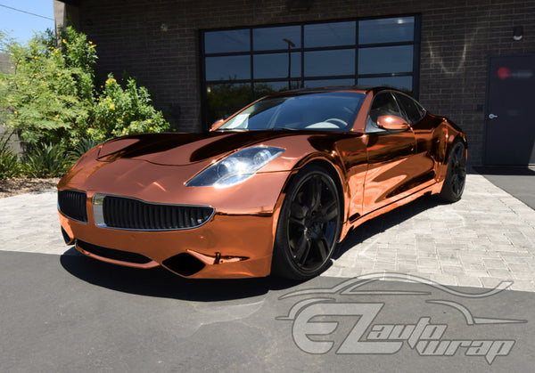 Supercast Copper Easy Stretch Chrome Vinyl Wrap