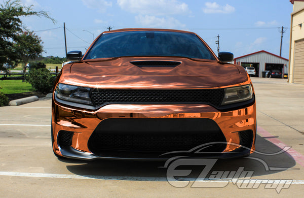 Supercast Copper Easy Stretch Chrome Vinyl Wrap