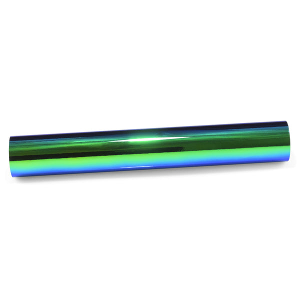 Neo Holographic Blue Green Vinyl Wrap