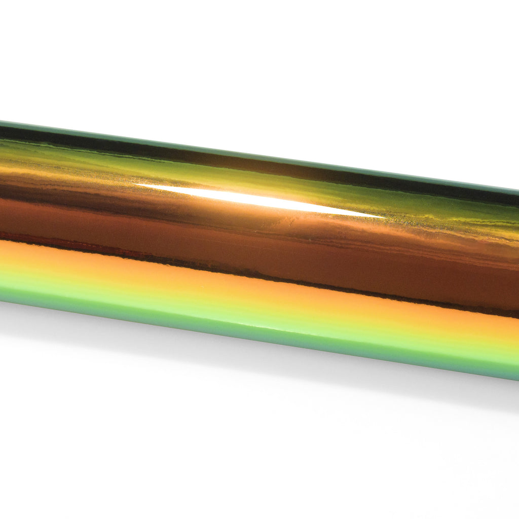 Neo Holographic Orange Green Chrome Rainbow Vinyl Wrap – EzAuto Wrap