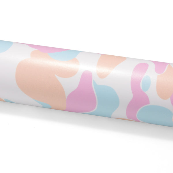 Camouflage Ape Bubblegum Orange Vinyl Wrap