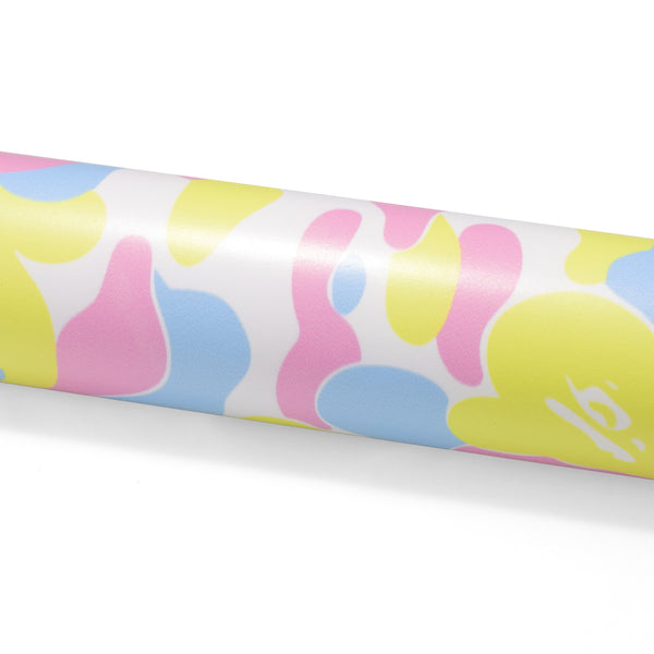 Camouflage Ape Bubblegum Yellow Vinyl Wrap