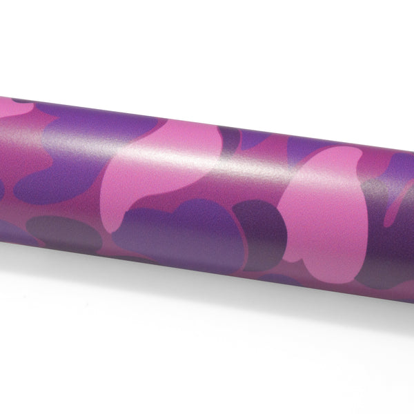 Camouflage Ape Purple Vinyl Wrap