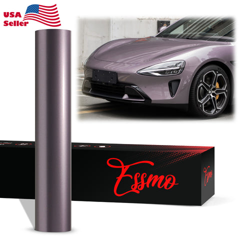 PET Super Gloss Metallic Luminous Violet Vinyl Wrap