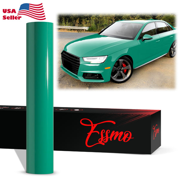 PET Super Gloss Retro Green Vinyl Wrap
