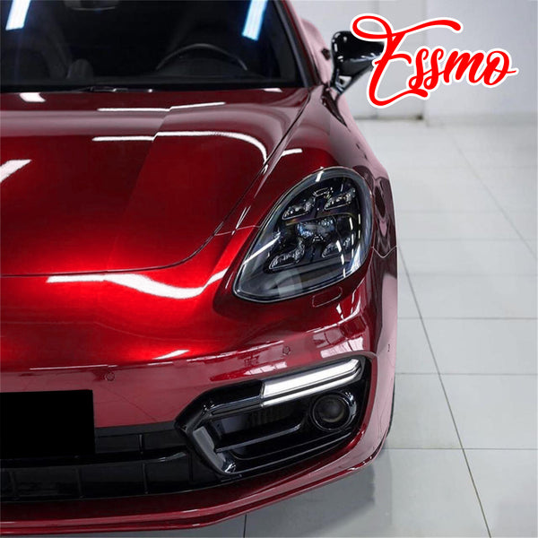 PET Liquid Metallic Cherry Red Vinyl Wrap