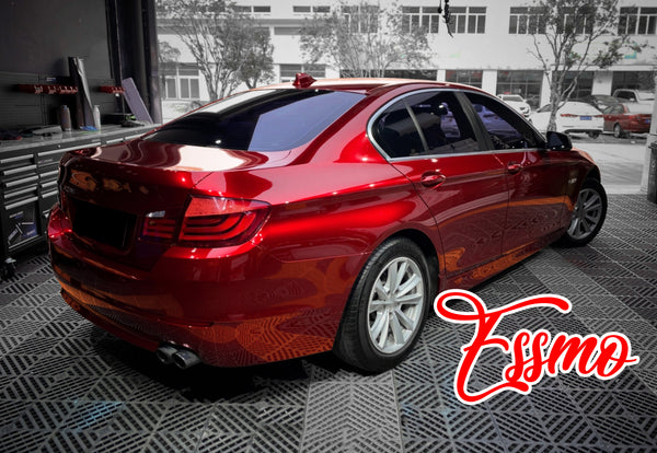 PET Liquid Metallic Cherry Red Vinyl Wrap