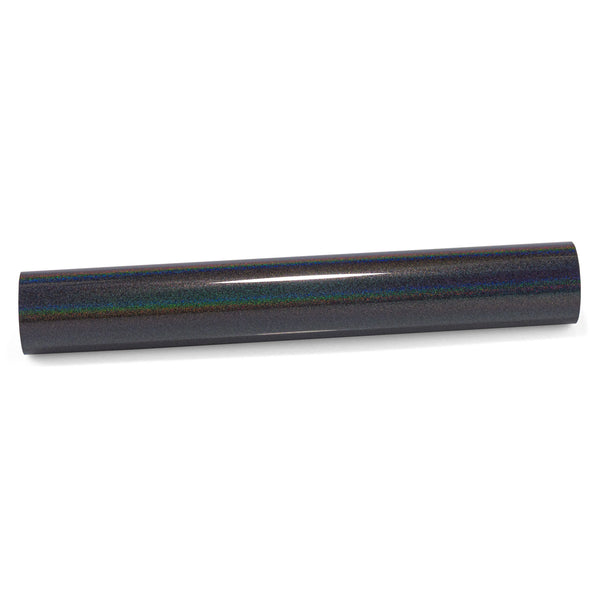 PET Laser Flip Gloss Rainbow Gray Vinyl Wrap