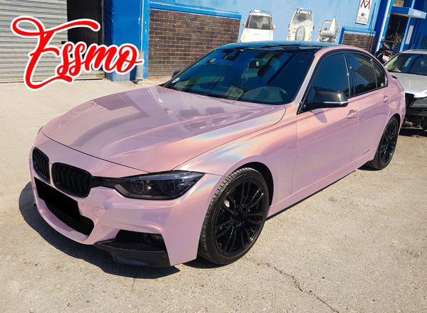 PET Laser Flip Gloss Pink Vinyl Wrap