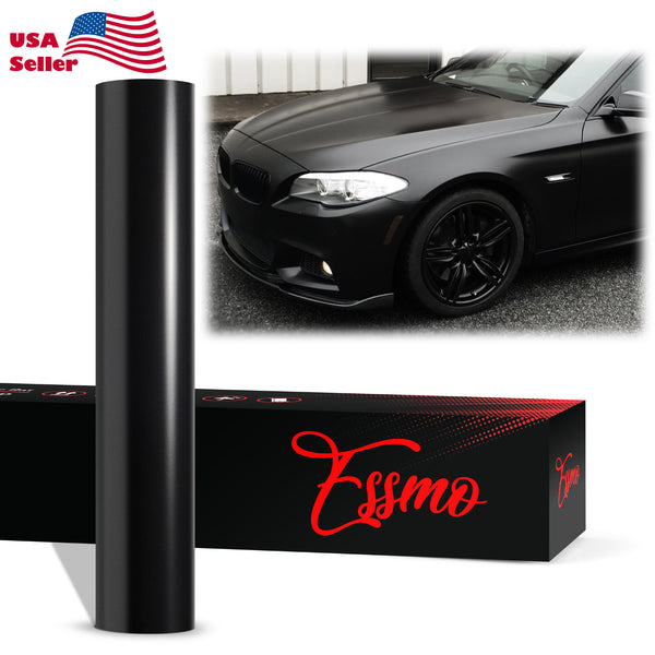 PET Satin Black Vinyl Wrap