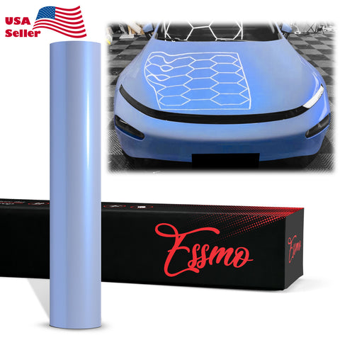 PET Space Candy Gloss Baby Blue Vinyl Wrap