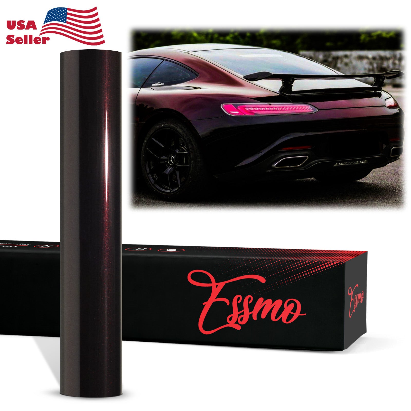 PET Galaxy Dust Gloss Black Cherry Vinyl Wrap – EzAuto Wrap