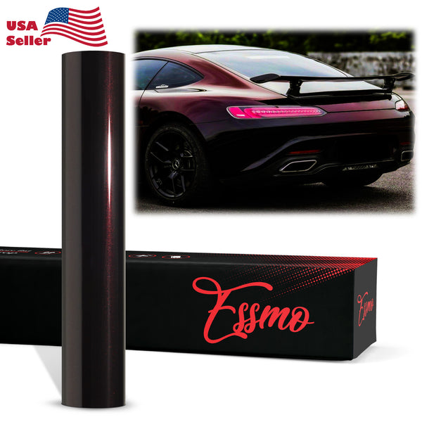PET Galaxy Dust Gloss Black Cherry Color Shift Vinyl Wrap