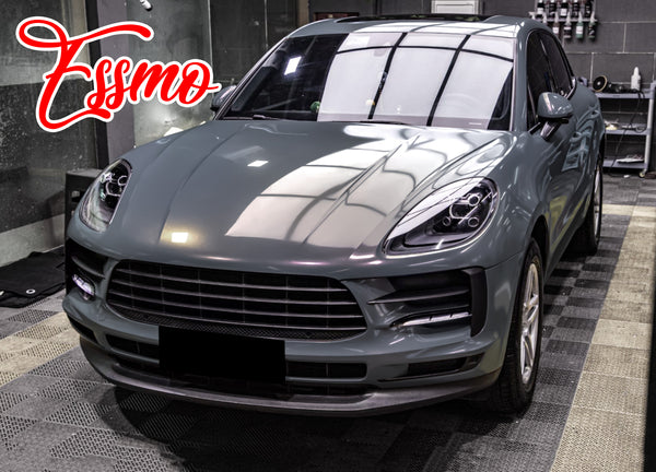 PET Galaxy Dust Gloss Bernina Gray Vinyl Wrap