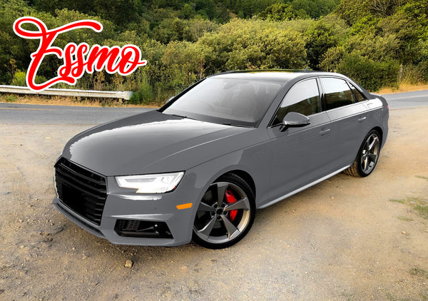 PET Super Gloss Dark Nardo Gray Vinyl Wrap