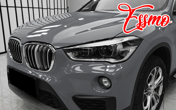 PET Super Gloss Dark Nardo Gray Vinyl Wrap
