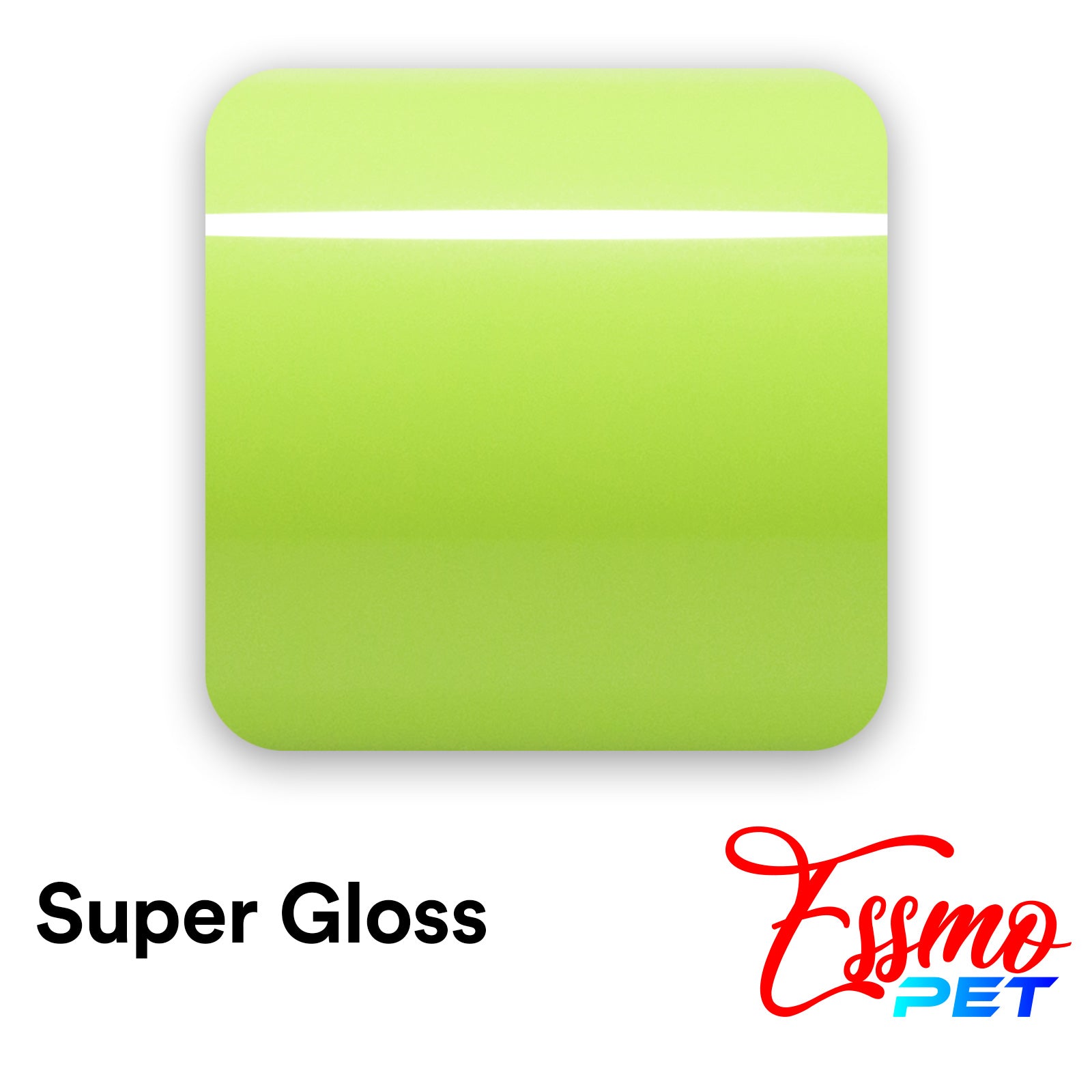 PET Super Gloss Apple Green Vinyl Wrap