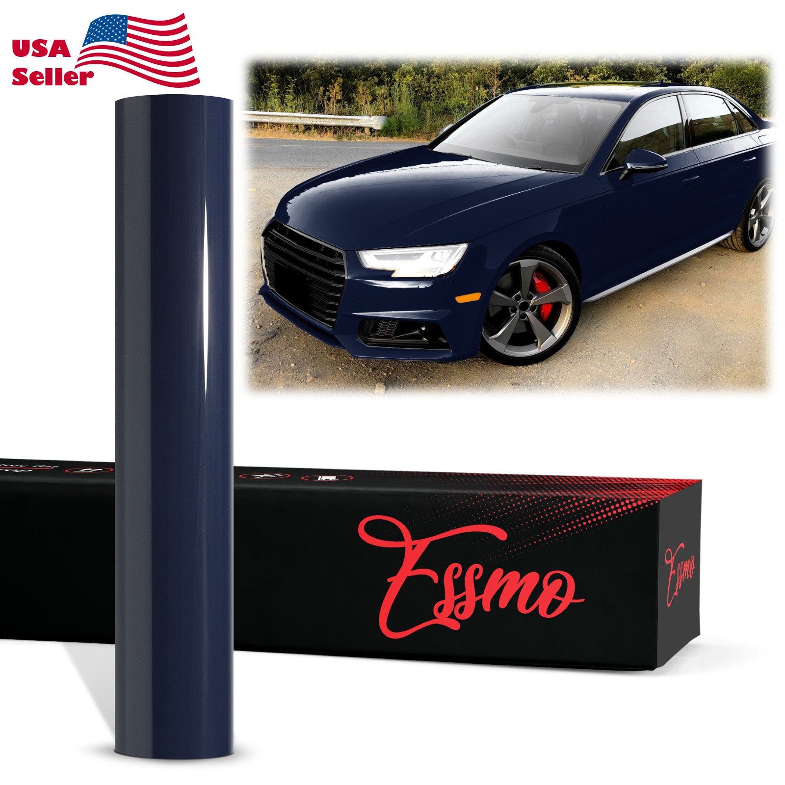 Stick'em Up Graphics Gloss Black Universal Car Sun Strip – 200mm X 1600mm
