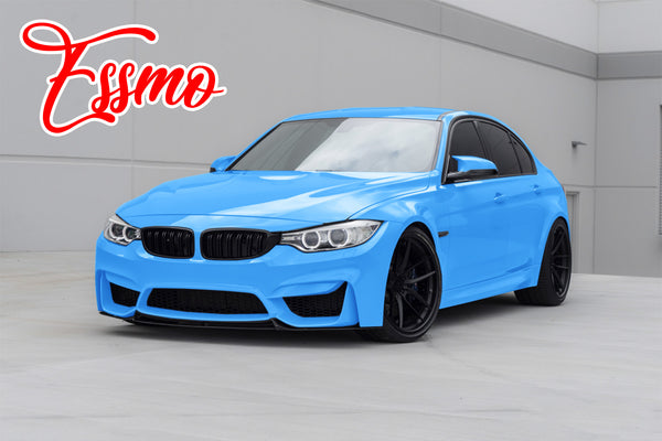 PET Super Gloss Sky Blue Vinyl Wrap