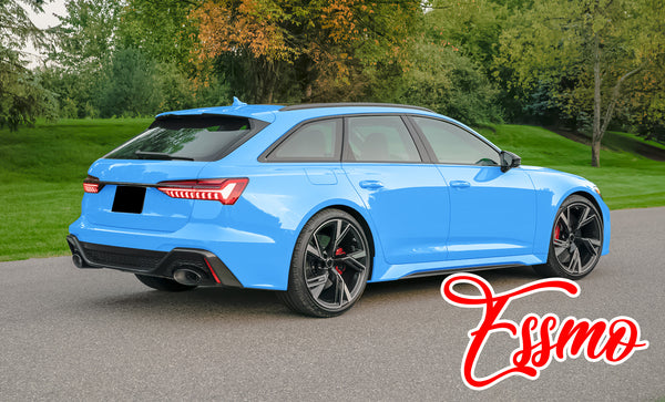 PET Super Gloss Sky Blue Vinyl Wrap