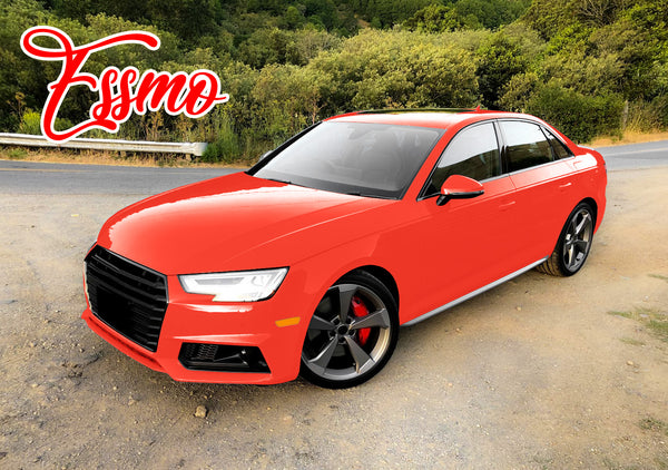 PET Super Gloss Racing Red Vinyl Wrap