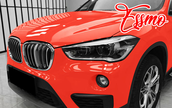 PET Super Gloss Racing Red Vinyl Wrap