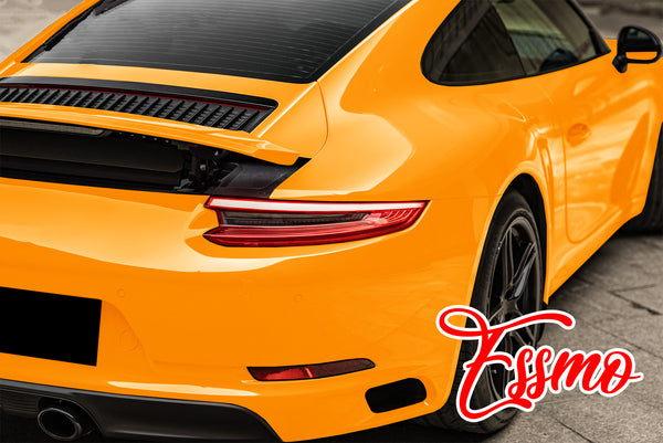 PET Super Gloss Papaya Orange Vinyl Wrap