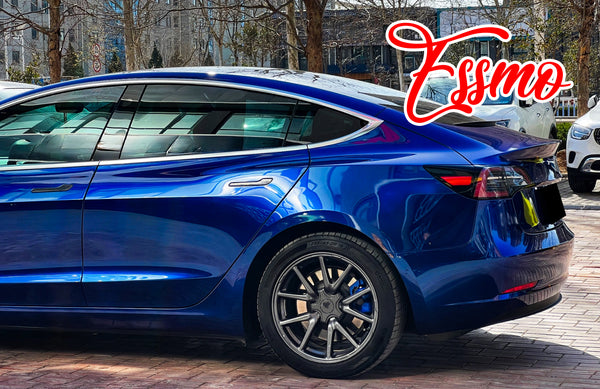 PET Liquid Metallic Klein Blue Vinyl Wrap