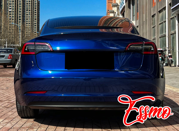 PET Liquid Metallic Klein Blue Vinyl Wrap