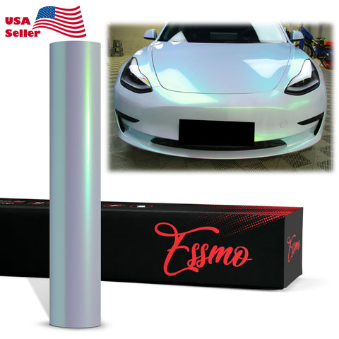 PET Space Candy Gloss Platinum Green Vinyl Wrap