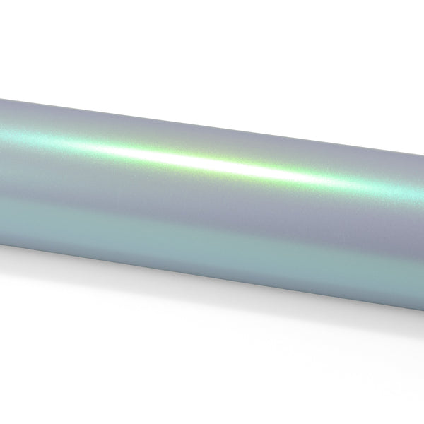 PET Space Candy Matte Platinum Green Vinyl Wrap