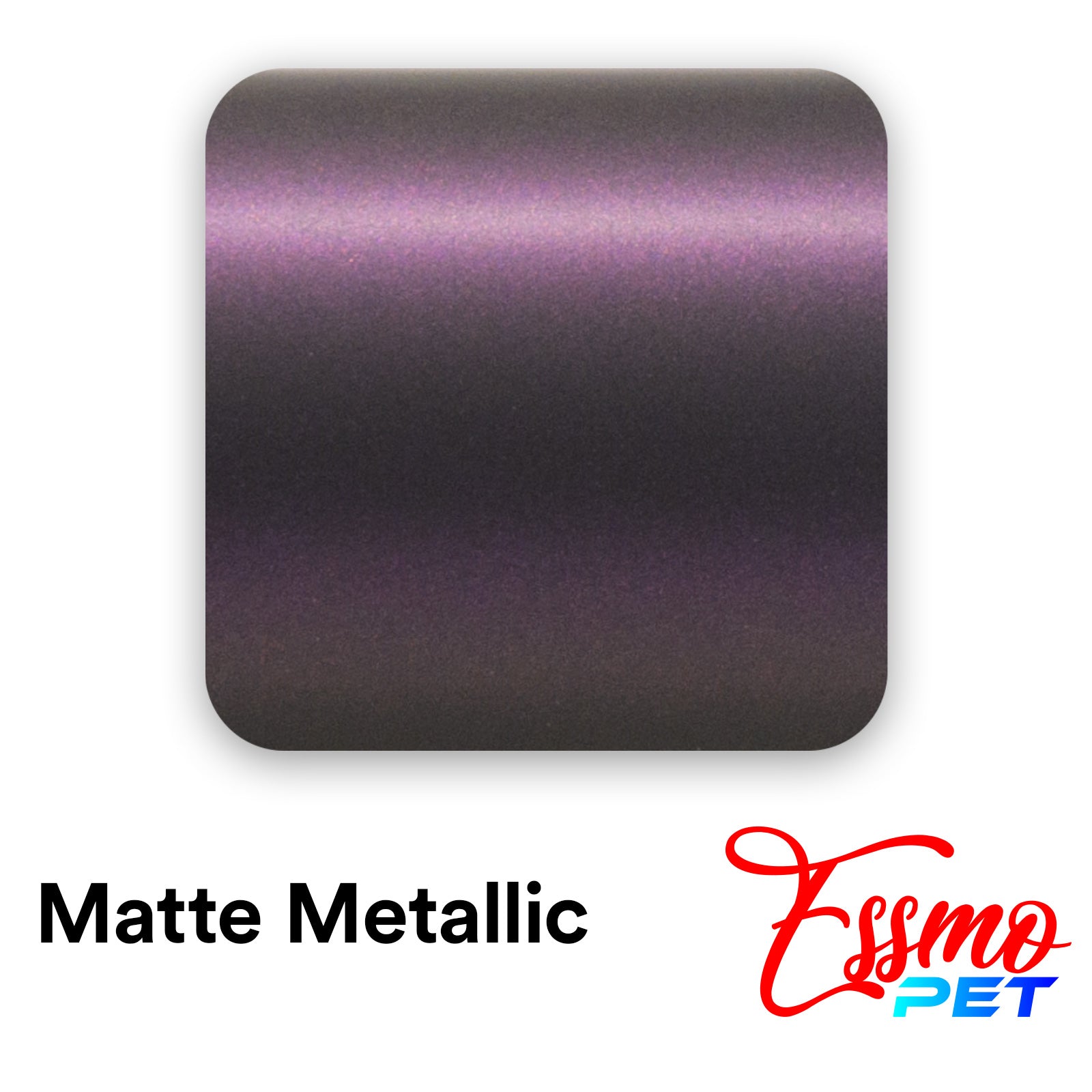 PET Matte Metallic Magic Purple Vinyl Wrap