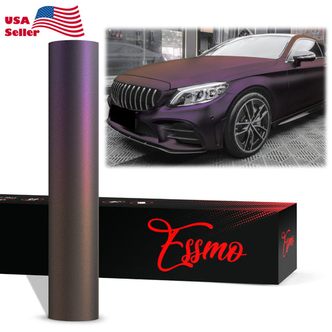 PET Matte Metallic Magic Purple Vinyl Wrap