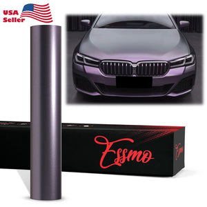 PET Matte Metallic Carpi Gray Purple Vinyl Wrap