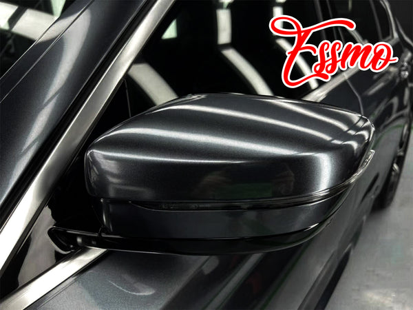 PET Super Gloss Metallic Shadow Gray Vinyl Wrap