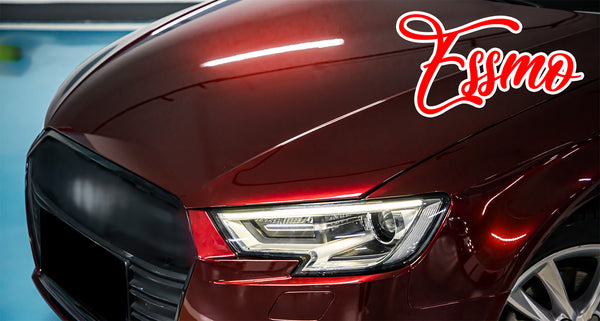 PET Liquid Metallic Dragon Blood Red Vinyl Wrap