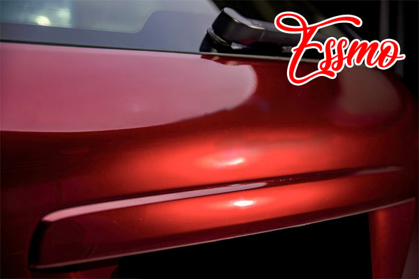 PET Liquid Metallic Dragon Blood Red Vinyl Wrap