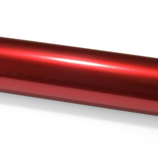 PET Super Gloss Metallic Gem Red Vinyl Wrap