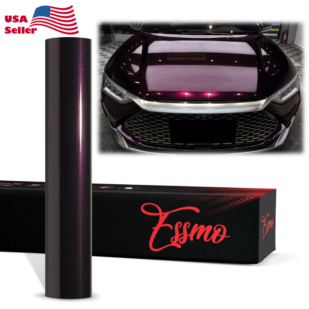 PET Super Gloss Metallic Midnight Magenta Vinyl Wrap – EzAuto Wrap