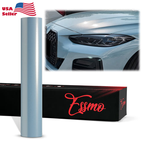 PET Super Gloss Metallic Crystal Blue Vinyl Wrap