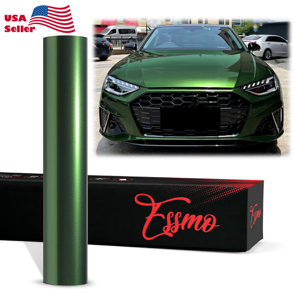 PET Super Gloss Metallic Sonoma Green Vinyl Wrap