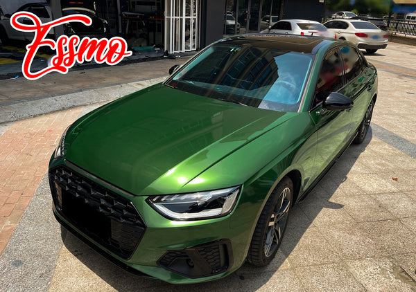 PET Super Gloss Metallic Sonoma Green Vinyl Wrap