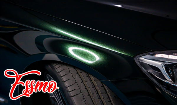 PET Super Gloss Metallic Blackish Green Vinyl Wrap