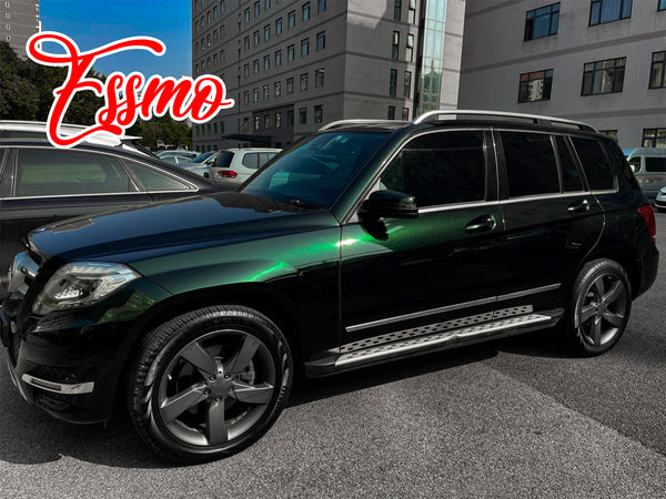 PET Super Gloss Metallic Blackish Green Vinyl Wrap