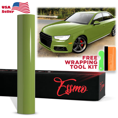 PET Super Gloss Racing Green Vinyl Wrap