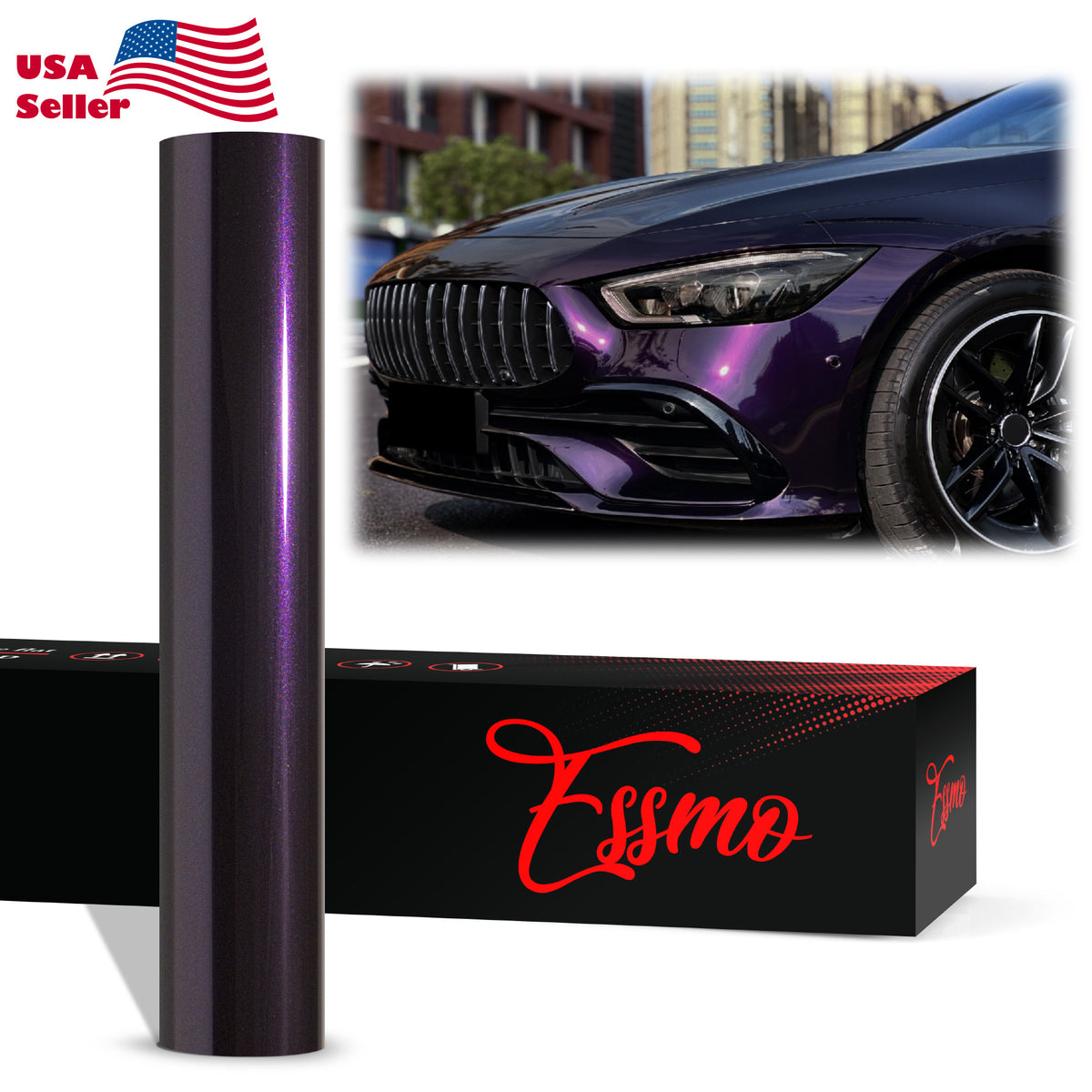 PET Super Gloss Metallic Devil Purple Vinyl Wrap – EzAuto Wrap