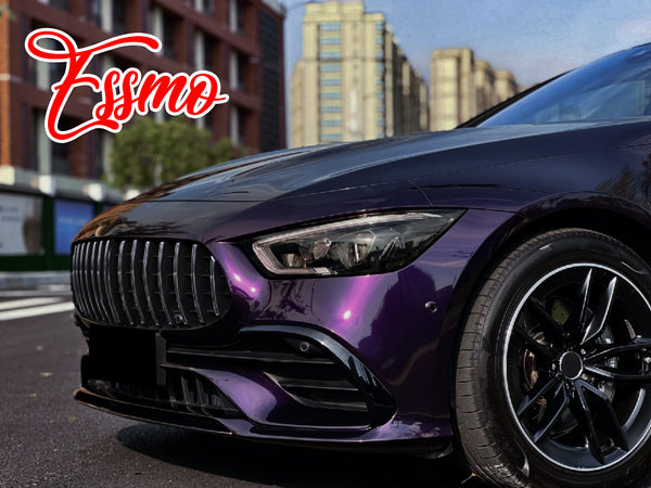 PET Super Gloss Metallic Devil Purple Vinyl Wrap