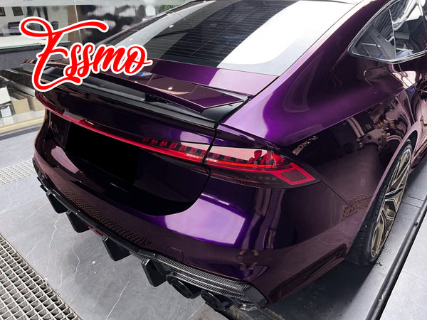 PET Super Gloss Metallic Devil Purple Vinyl Wrap