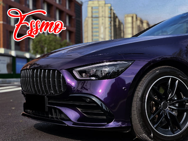 PET Super Gloss Metallic Devil Purple Vinyl Wrap